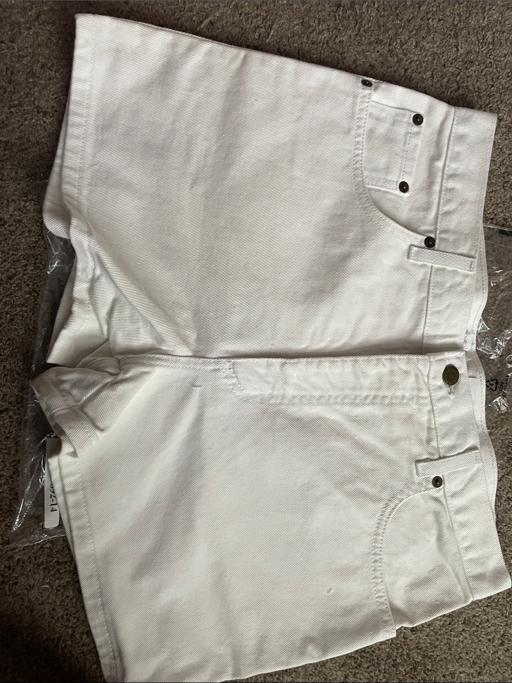 Moda International White Women’s Jean Shorts
